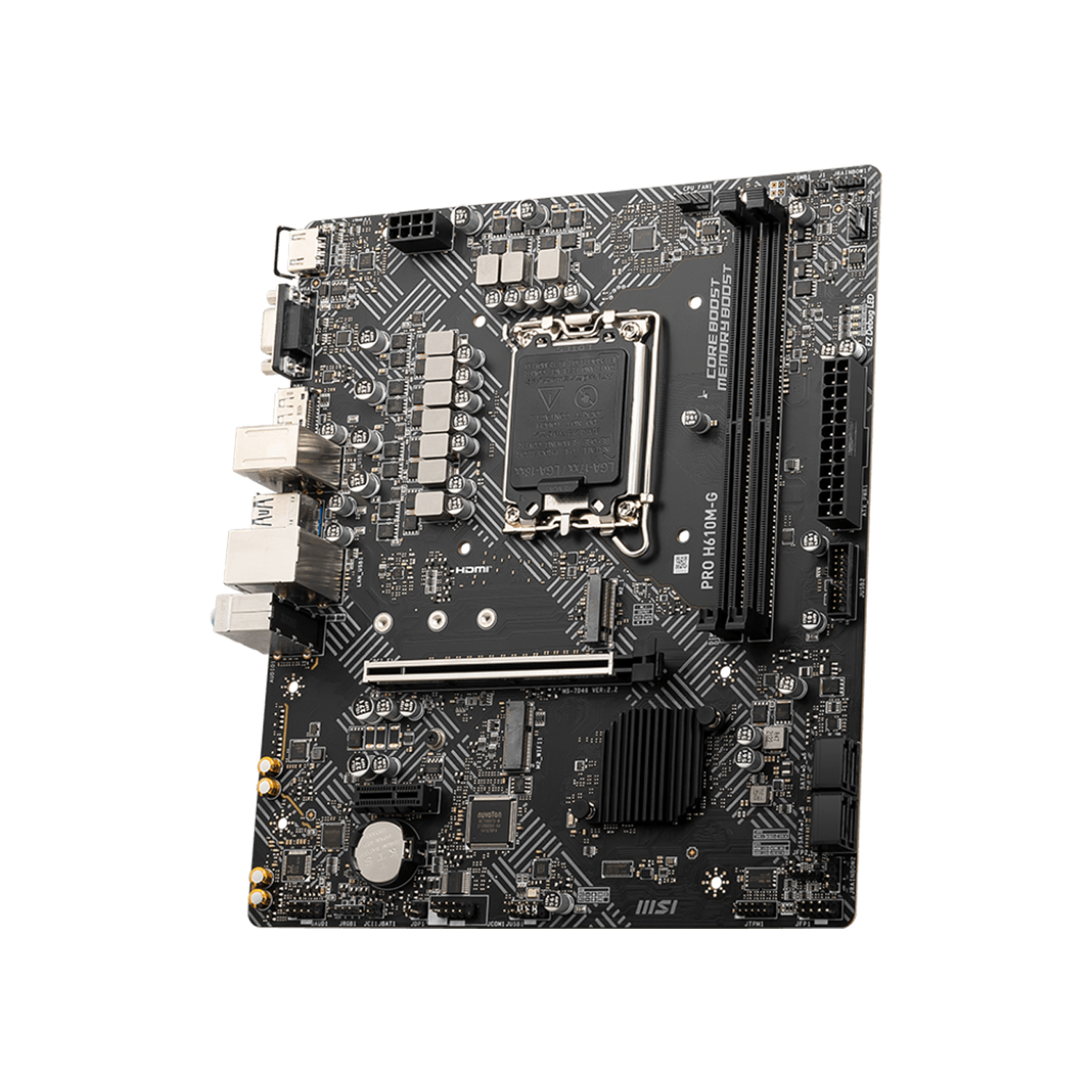 Placa Mother MSI H610M-G PRO LGA 1700 DDR5 - PRO H610M-G